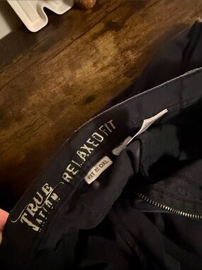 True Nation Men’s Relaxed Fit Jeans — Navy Blue